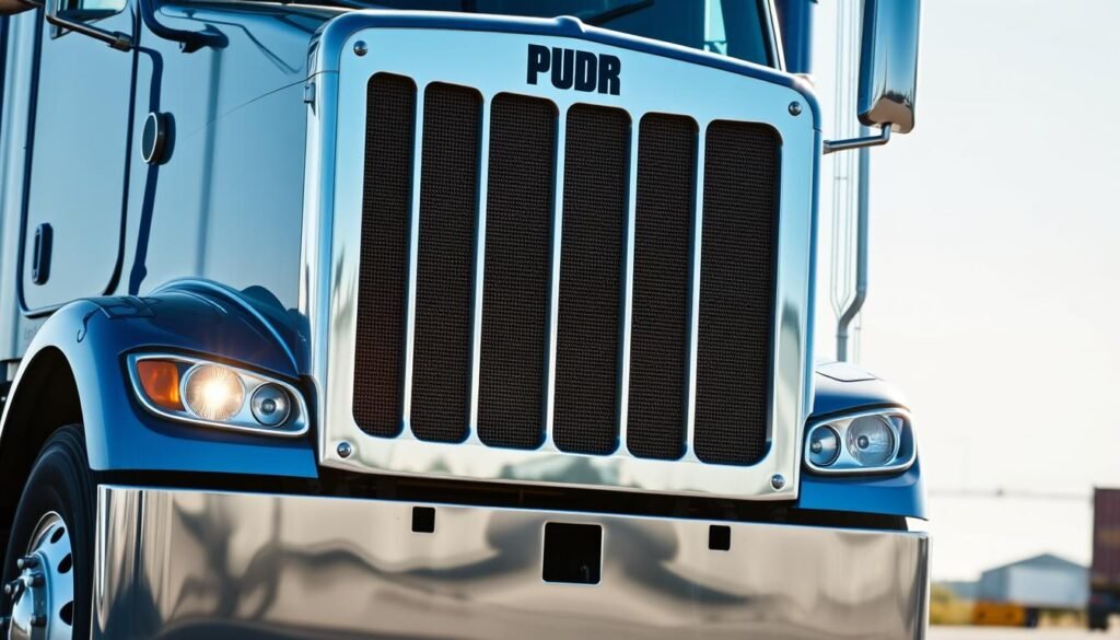 A detailed semi-truck, representing the concept of "scope of employment" which determines when a trucking company is liable for its driver's actions.
